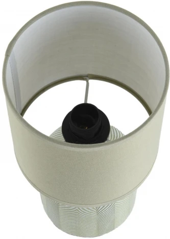 Настольная лампа Lumion Inina 8174/1T оливковый, керамика/текстиль E14 1*40W 220V (выключатель, круглые)