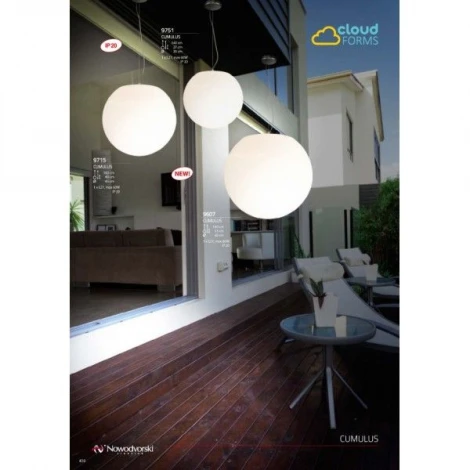 Уличный светильник подвесной Nowodvorski Cumulus 9751 (220V, на проводе, шар)