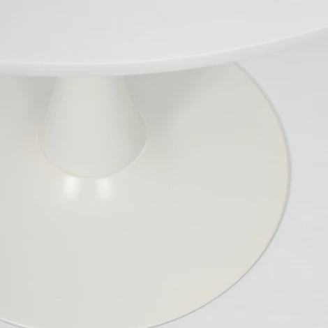 Стол TULIP (mod. 011) белый (металл, мдф)