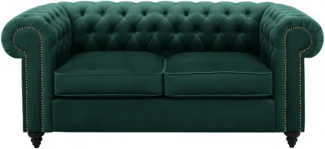 Диван Chester Classic ОГОГО (арт.665413), (Ткань/Зеленый)