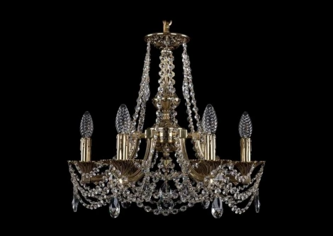 Подвесная люстра Bohemia 1771 1771/6/150/C/GB