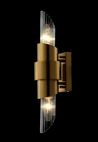Бра Crystal Lux Justo AP2 BRASS (220V)