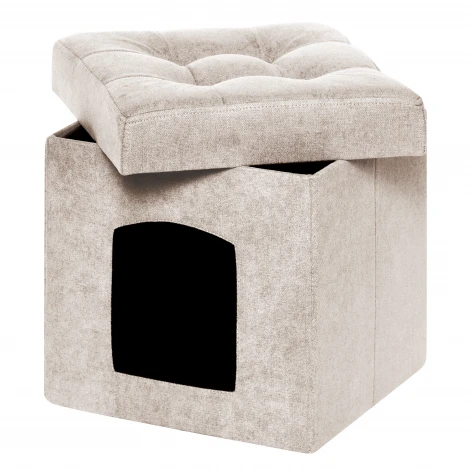 Пуфик Dreambag складной Для Животных Светло-Бежевый Велюр 13400