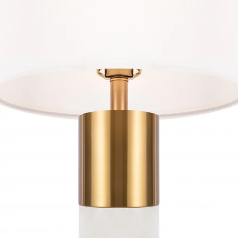 Интерьерная настольная лампа Maytoni Bianco Z030TL-01BS (220V, выключатель, круглые)