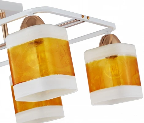 Потолочная люстра на штанге Arte Milano AMALFI 322008/6 WH+FG