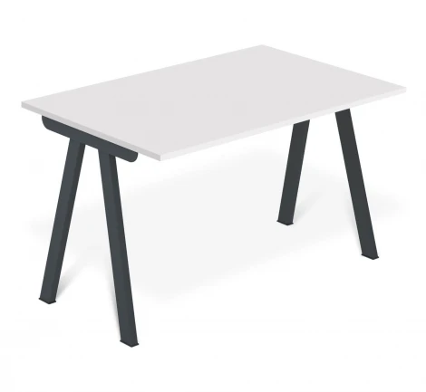 Стол Sheffilton SHT-TU92/TT 120/80 ЛДСП Антрацит/белый шагрень 9920374301