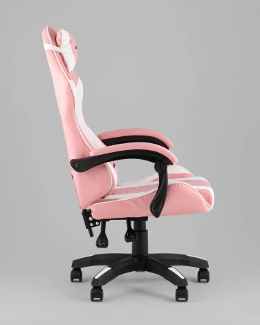 Кресло спортивное TopChairs MG-7035 розово-белый TopChairs УТ000042700