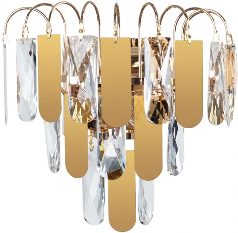 Бра Arte Lamp Vivien A2719AP-2GO (220V, хрусталь)