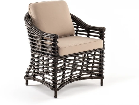 "Ницца" кресло из искусственного ротанга, цвет бронзовый 4SIS арт.УТ-00003564