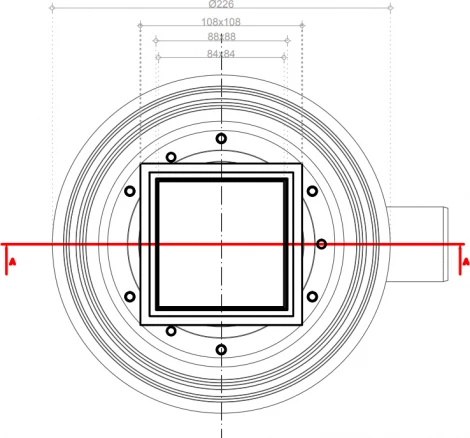 Душевой трап Pestan Confluo Standart Dry 1 Black Glass 10x10