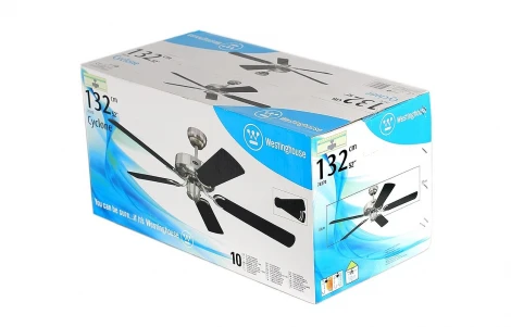 Потолочный вентилятор Cyclone 78370WES никель Westinghouse 78370WES