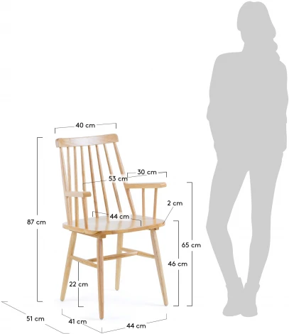 Обеденный стул La Forma (ex Julia Grup) Tressia (Каучук,Дерево,ДСП)