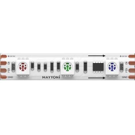 Светодиодная лента IP65 12В 5050 14,4Вт/м RGB 5м Maytoni SPI светодиодная лента 201243