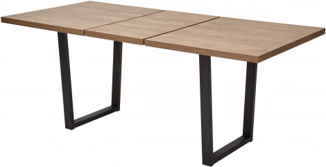 Стол ЛОФТ 160 Дуб Канзас/ Черный М-City