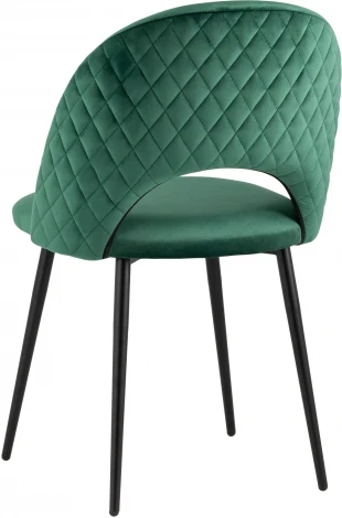 Стул Stool Group Меган NEW велюр с ромбами зелёный УТ000035474