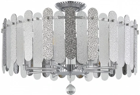 Потолочная люстра хрустальная на штанге Arte Milano Sorrento-3109 373109/8/80/580 CR (220V)