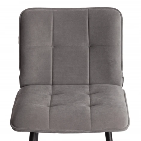 Барный стул Bari/Бари Tetchair (Металл,Велюр/Серый) арт.24905