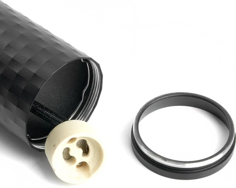 Подвесной светильник Feron ML1878 Barrel PIXEL Levitation 48655 MR16 35W чёрный (220V, на проводе, круглые)