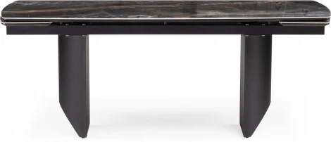 Керамический стол Woodville Маре 200(260)х100х77 neodom titanium lawa nero / черный арт.588045