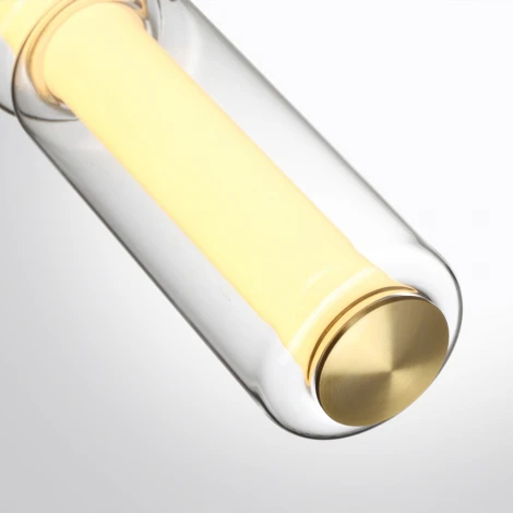 Подвесной светильник Odeon Light Fau 6688/19L античная бронза/металл/акрил/стекло IP20 LED 19W 3000K