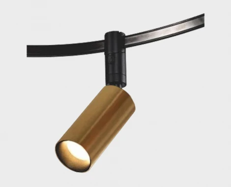 Трековый светильник 10W 48V Italline IT010-4018 gold 3000K (LED, круглые)