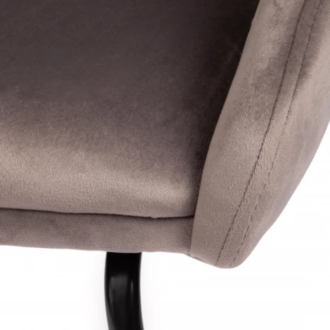 Кресло STAR (mod. CY-1919) серый (HLR 24)/черный (вельвет/металл)