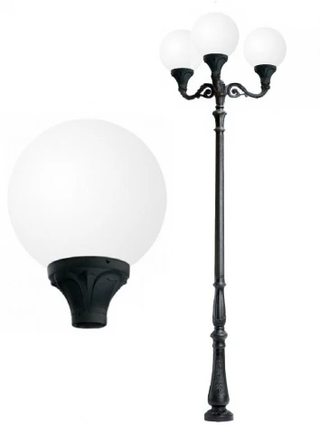 Наземный фонарь Fumagalli Globe 400 G40.205.M30.AYE27 (220V, шарики, IP65)