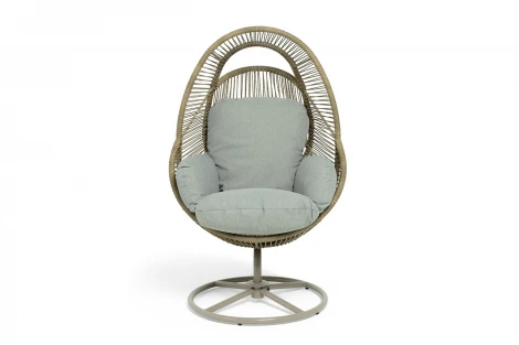 "Барселона" кресло-кокон из искусственного ротанга, цвет соломенный 4SIS арт.УТ-00009339