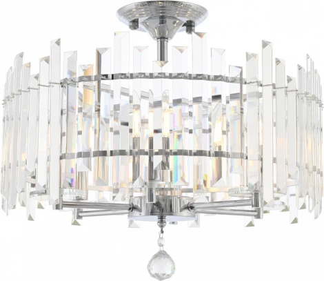 Потолочная люстра хрустальная на штанге Arte Milano Sorrento-2409 372409/6/100/470 CR (220V)