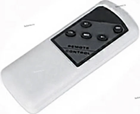 Вентилятор потолочный с пультом управления Faro Ibiza, 4 лопасти, черный, махагон с дубом