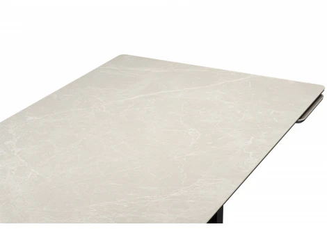 Кухонный стол Woodville Монерон 200x100 burberry bianco matt / черный