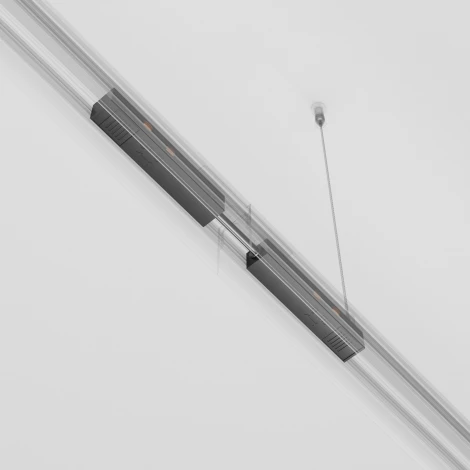 Коннектор питания прямой гибкий 5см Exility черный (магнитный) Maytoni Technical TRA034CPC-42B-5 (48V)