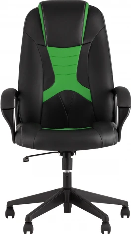 Кресло игровое TopChairs ST-CYBER 8 черный/салатовый УТ000035043