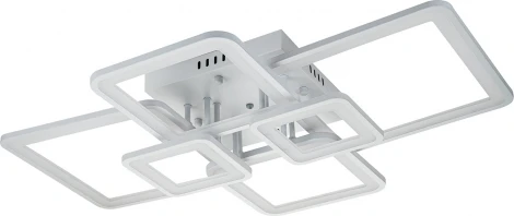 Потолочная люстра Escada Plain 10286/6 LED*154W White (ночной режим, 220V, пульт управления)