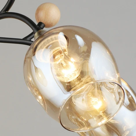 Потолочная люстра на штанге Reluce 02009-0.3-05 AB+BK (220V)