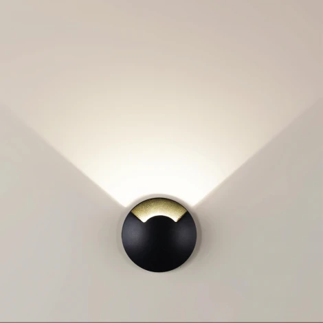 Встраиваемый грунтовый светильник Odeon Light Wald 6662/1GL3 черный/металл IP67 LED 3W 3000K 12V/24V (круглые)