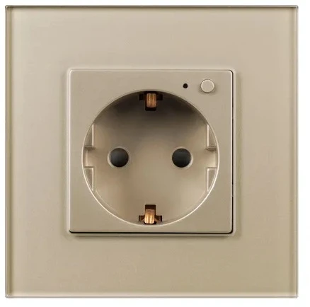 Розетка электрическая с Zigbee управлением SCT-OMALI-EUZB1-PL-GD (240V, 16A, Zigbee) (Arlight) 050218