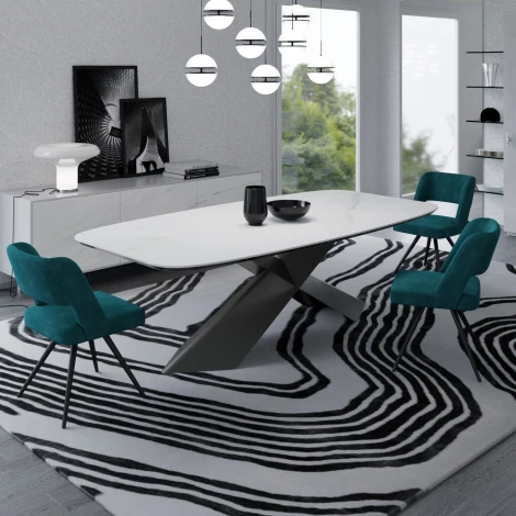 Стол Tyler 180, керамика светлый Top Concept 13747