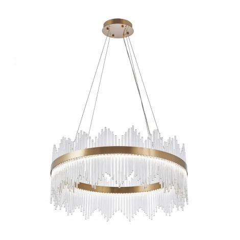 Подвесная люстра Arte Milano Venezia 311033/D800 BS (регулировка яркости, LED, 220V, хрусталь, пульт управления, на тросе, круглые)