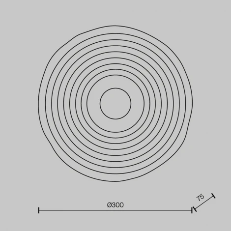 Настенный светильник Maytoni Sparkle MOD343WL-L5BS3K1 (LED, 220V, круглые)