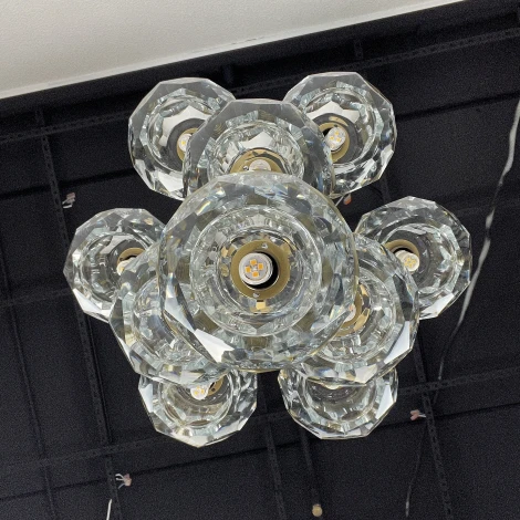 Подвесной светильник (люстра) Boule De Cristal Round Cluster Chandelier 10 ImperiumLoft 40,1542 (84597-22)