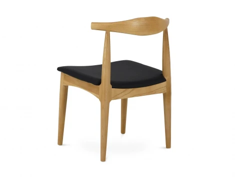 Комплект стульев Maple 2 шт. ОГОГО Обстановочка! 966333 (Массив,Дерево,Экокожа/Коричневый,Черный)