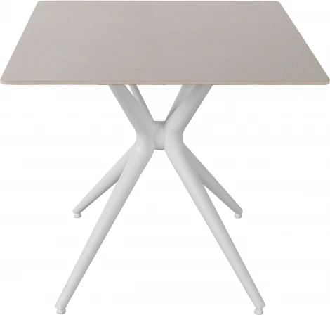 Стол обеденный JET CERAMIC квадратный 80*80 (Термопластичный полимер, Белый)