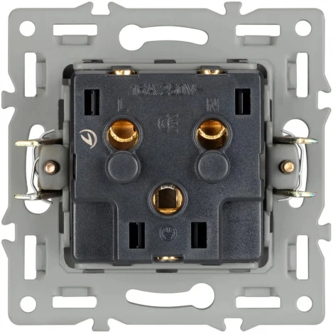 Механизм розетки влагозащищённый SCT-MCP-PL-GR (250V, 16A) (Arlight) 043747