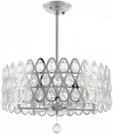 Потолочная люстра хрустальная на штанге Arte Milano Sorrento-1019 371019/6/300/490 CR (220V)