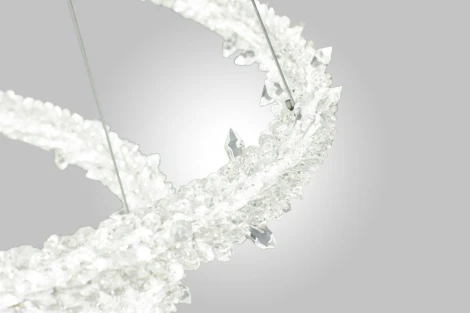 Подвесная люстра AM Group OVALE GD D800+600+400 (220V, на тросе)