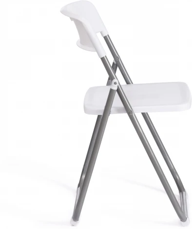 Обеденный стул Tetchair FOLDER (Металл,Пластик/Белый,Cерый) 20100