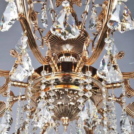 Подвесная люстра Omnilux Grosseto OML-77723-12 (220V, на цепи, подсвечник, свеча)