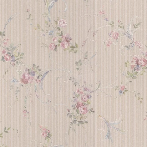 Обои виниловые Zambaiti Satin Flowers 4163(44615) 10,05 x 0,53 м