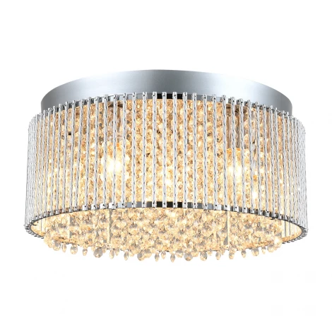 Потолочная люстра круглая Escada Majesty 2124/6P Chrome (220V, круглые)